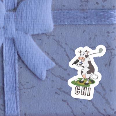 Chi Sticker Golf Cow Gift package Image