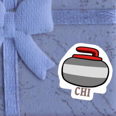 Pierre de curling Autocollant Chi Gift package Image