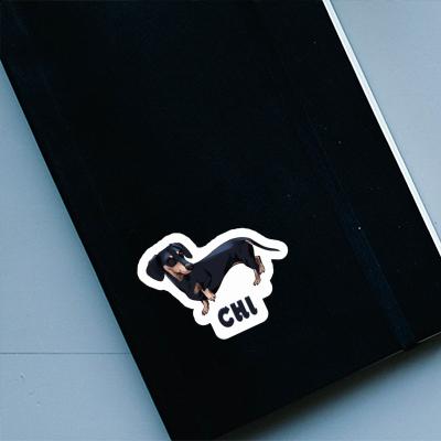 Dachshund Sticker Chi Notebook Image