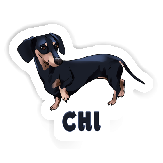 Dachshund Sticker Chi Gift package Image