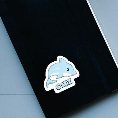 Chi Sticker Dolphin Laptop Image