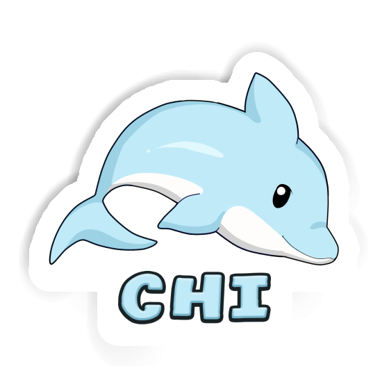 Chi Sticker Dolphin Laptop Image