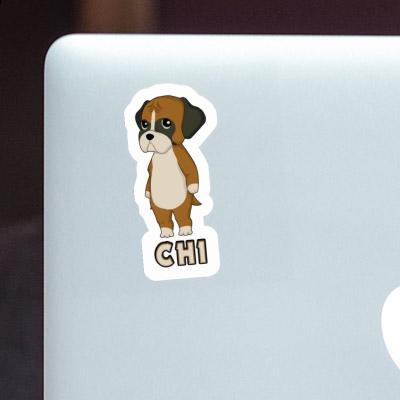 Sticker Deutscher Boxer Chi Laptop Image