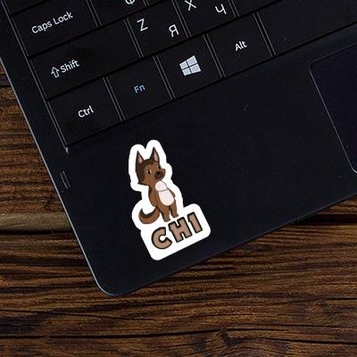 Sticker German Sheperd Chi Laptop Image