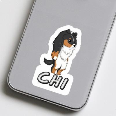 Chi Sticker Shetland Sheepdog Laptop Image