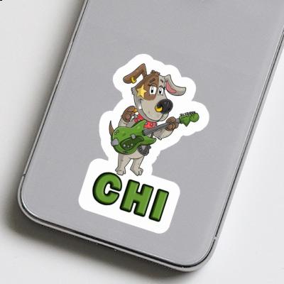 Chi Sticker Guitarist Notebook Image