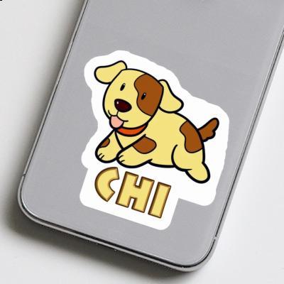 Chien Autocollant Chi Laptop Image