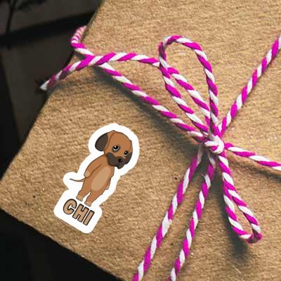 Sticker Chi German Mastiff Gift package Image