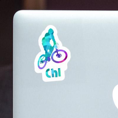 Sticker Downhiller Chi Laptop Image