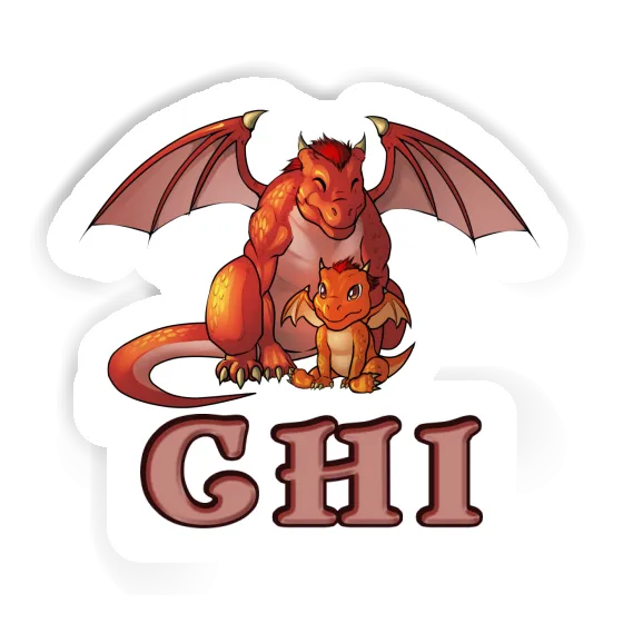 Chi Aufkleber Drache Laptop Image