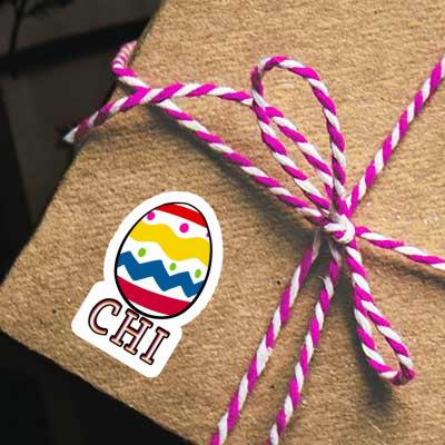 Osterei Aufkleber Chi Gift package Image