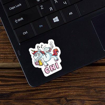 Chi Sticker Party Unicorn Laptop Image