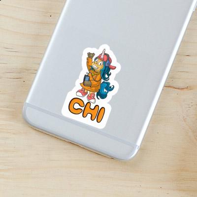 Chi Sticker Hip-Hop Unicorn Laptop Image