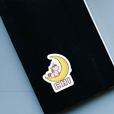 Einhorn Aufkleber Chi Notebook Image