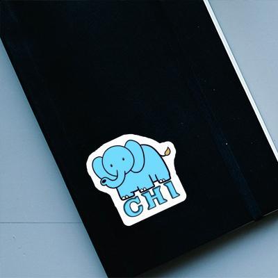 Chi Autocollant Éléphant Notebook Image