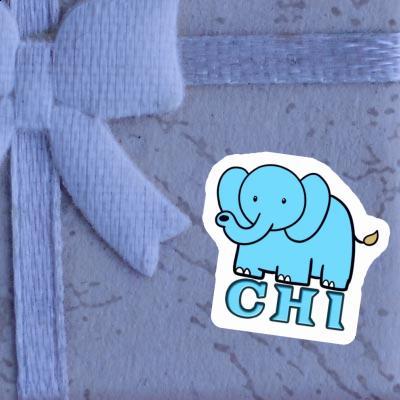 Aufkleber Elefant Chi Gift package Image