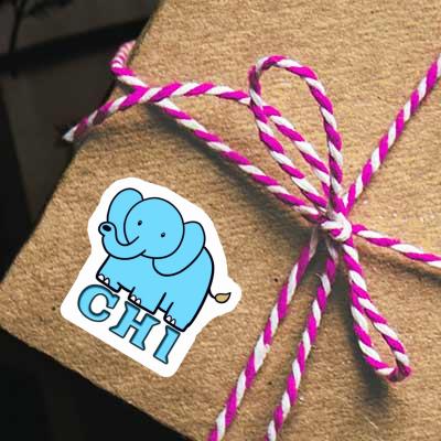 Sticker Chi Elephant Gift package Image