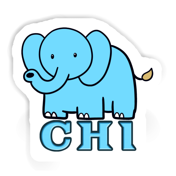 Sticker Chi Elephant Gift package Image