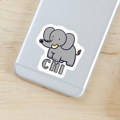 Sticker Elephant Chi Notebook Image