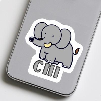 Sticker Elephant Chi Notebook Image