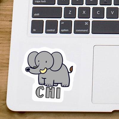 Sticker Elephant Chi Notebook Image