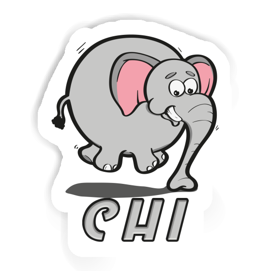 Sticker Jumping Elephant Chi Gift package Image