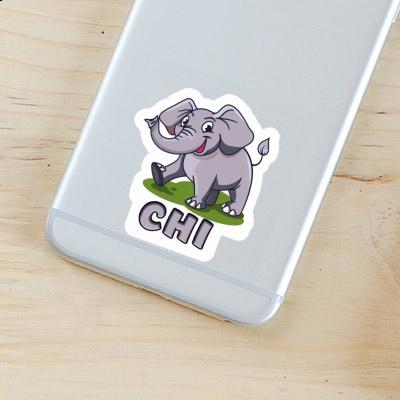 Sticker Elefant Chi Notebook Image