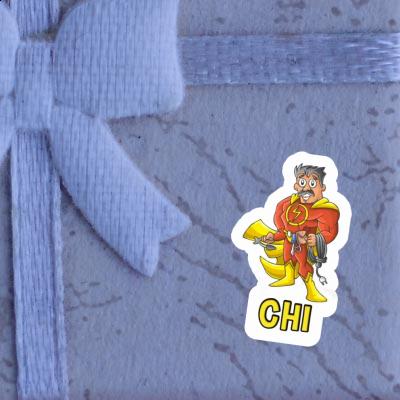 Sticker Chi Elektriker Gift package Image