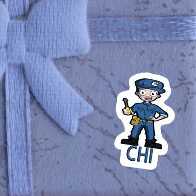 Chi Sticker Electrician Laptop Image