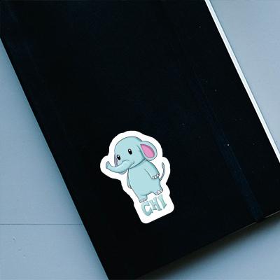 Aufkleber Chi Elefant Laptop Image