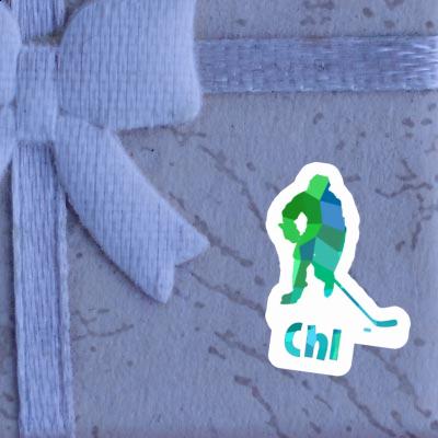 Sticker Chi Hockey Player Gift package Image