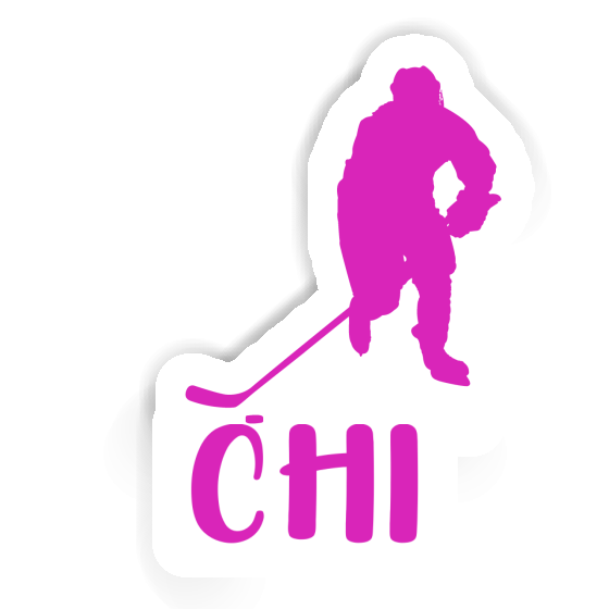 Hockey Player Sticker Chi Gift package Image