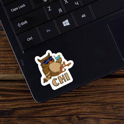 Autocollant Chi Hibou Laptop Image