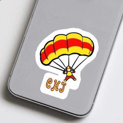 Sticker Skydiver Chi Notebook Image