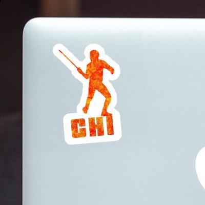 Fencer Sticker Chi Laptop Image