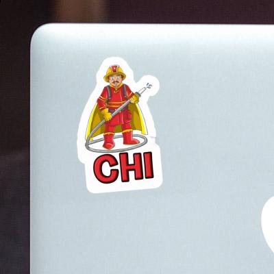 Chi Sticker Firefighter Image