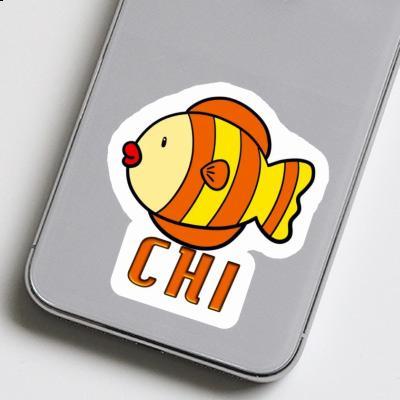 Autocollant Poisson Chi Image