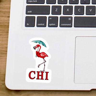 Chi Sticker Flamingo Notebook Image