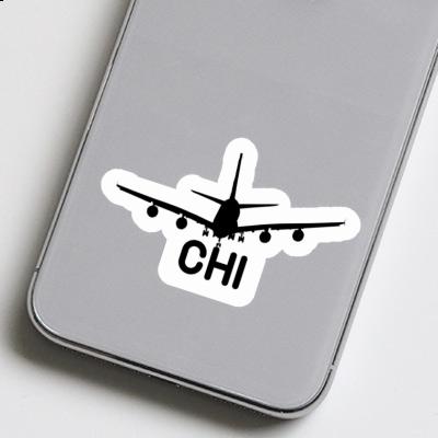 Avion Autocollant Chi Laptop Image