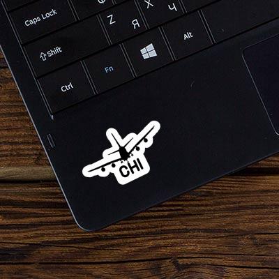 Sticker Airplane Chi Notebook Image