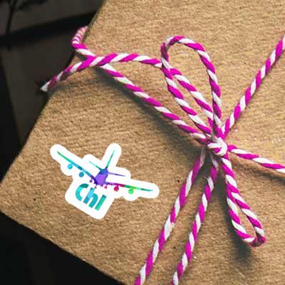 Autocollant Avion Chi Gift package Image