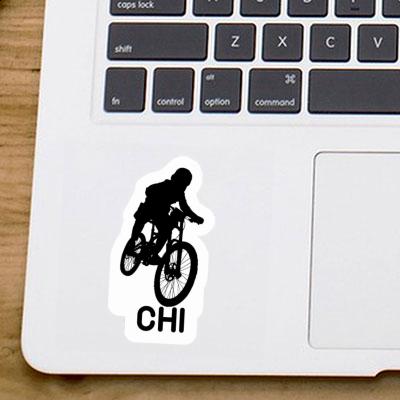 Freeride Biker Aufkleber Chi Laptop Image