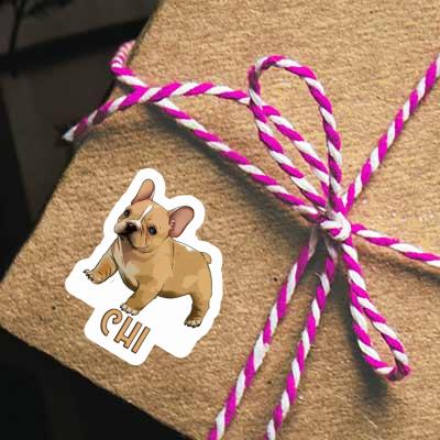 Autocollant Bouledogue Chi Gift package Image