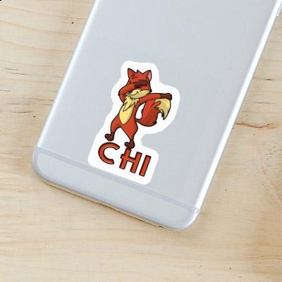 Sticker Chi Dabbing Fox Laptop Image