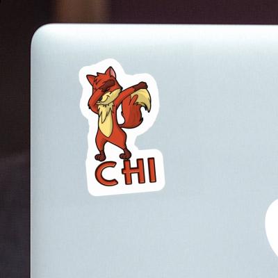 Sticker Chi Dabbing Fox Laptop Image