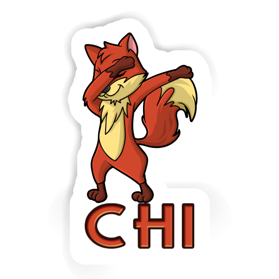 Sticker Chi Dabbing Fox Laptop Image