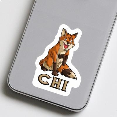 Autocollant Renard Chi Laptop Image