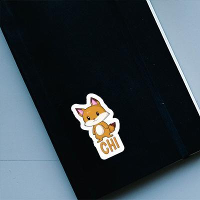 Renard Autocollant Chi Laptop Image