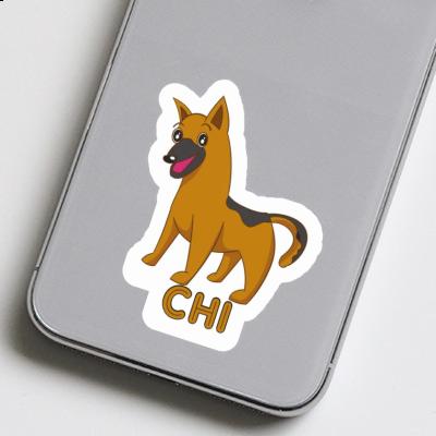 Sticker Chi Sheperd Dog Gift package Image