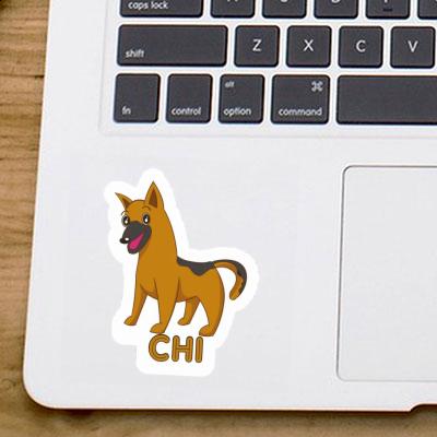 Sticker Chi Sheperd Dog Gift package Image